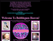 Tablet Screenshot of bubblegumheaven.com